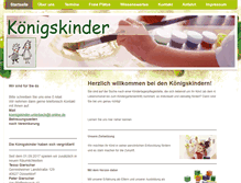 Tablet Screenshot of koenigskinder.biz